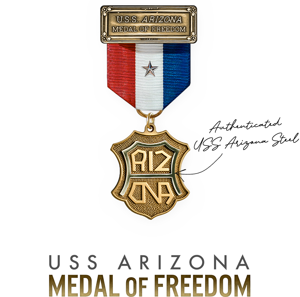 USS Arizona Medal of Freedom